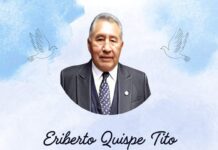 FALLECIMIENTO DE NUESTRO MAESTRO ERIBERTO QUISPE TITO