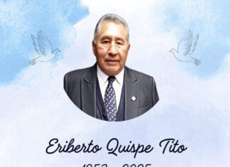 FALLECIMIENTO DE NUESTRO MAESTRO ERIBERTO QUISPE TITO