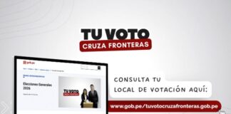 Cancillería habilitará locales de votación en seis países de Medio Oriente para la segunda vuelta
