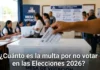 Multa por no votar en la segunda vuelta: conoce cuanto debes pagar si falta el 7 de junio