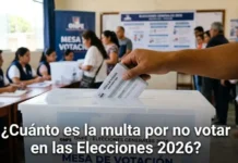 Multa por no votar en la segunda vuelta: conoce cuanto debes pagar si falta el 7 de junio